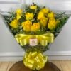 Buquê de 12 Rosas Amarelas