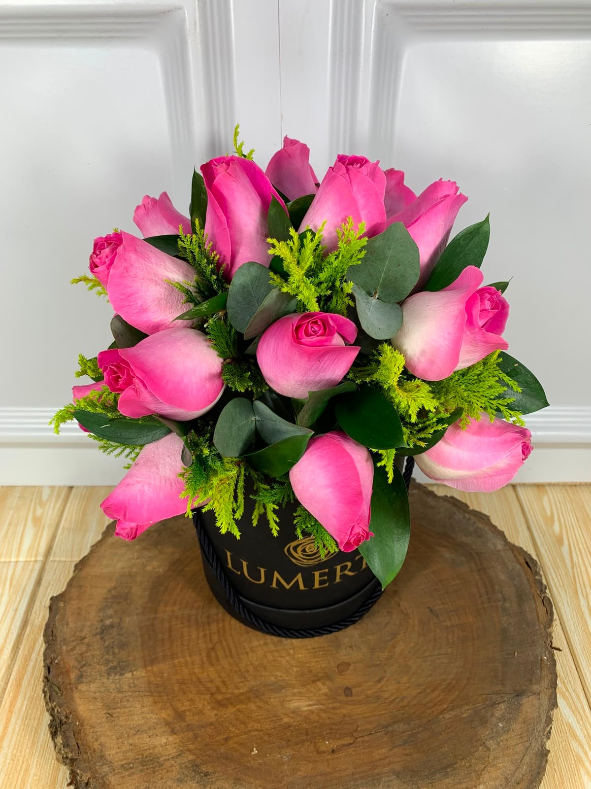 Box de 18 Rosas Cor-de-Rosa - Imagem 2