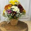 Arranjo de Flores do Campo em Cachepot de Cerâmica