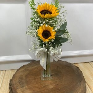 Arranjo Duo Com 2 Girassóis