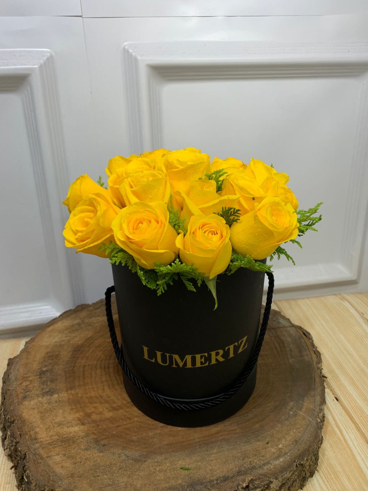 Box de 18 Rosas Amarelas