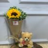 Kit - Girassol, Urso P, Ferrero Rocher 3 Unidades