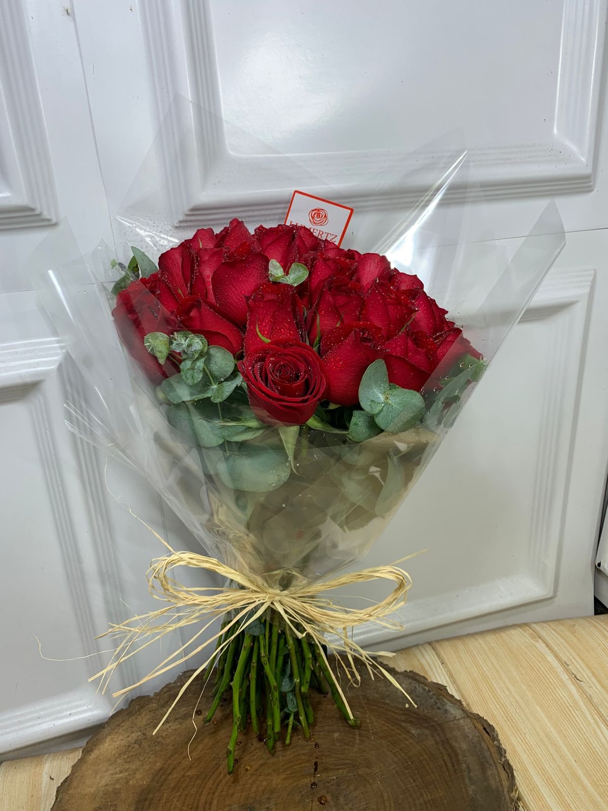 Buquê de 30 Rosas Vermelhas (Papel Transparente)
