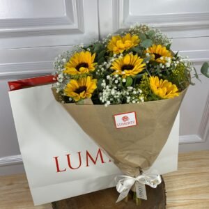 Buquê Na Sacola - 6 Girassóis