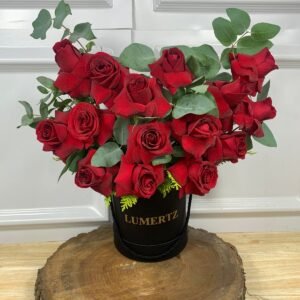 Box 15 Rosas Vermelhas Abertas Desconstruído