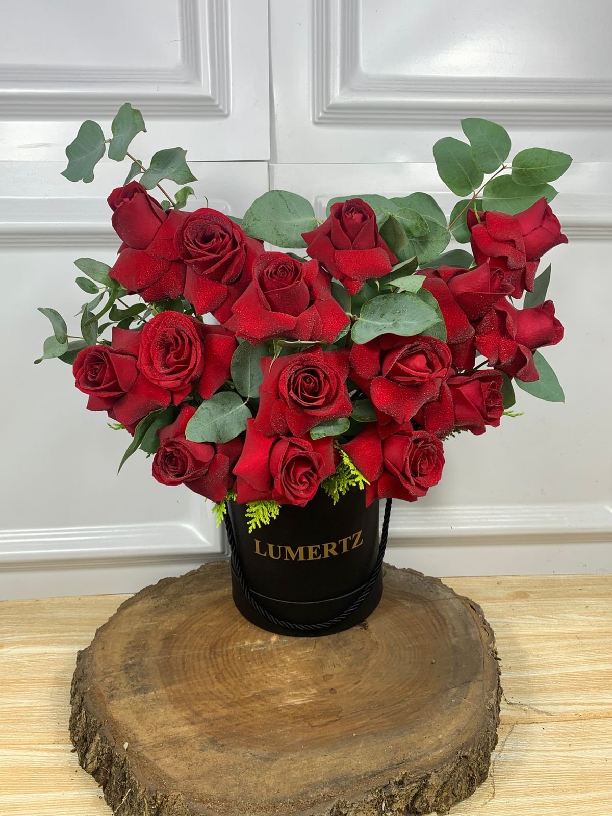 Box 15 Rosas Vermelhas Abertas Desconstruído