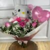 Buquê Hello Kitty - Com Pelúcia e Balão