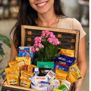 Alternative view of Cesta de Café da Manhã (M) - Com Flor e Caneca